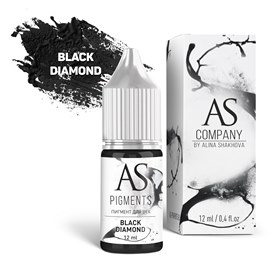 "Пигменты Алины Шаховой" Black diamond (Черный алмаз)