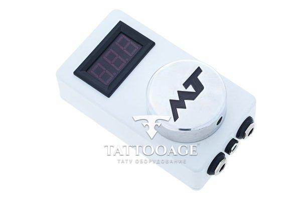 Блок питания Mustang Tattoo Power Box Practic Белый Муар PBP12